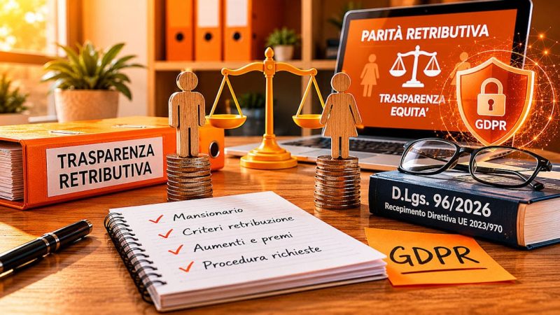 Trasparenza retributiva e organizzazione aziendale: indicazioni per datori di lavoro